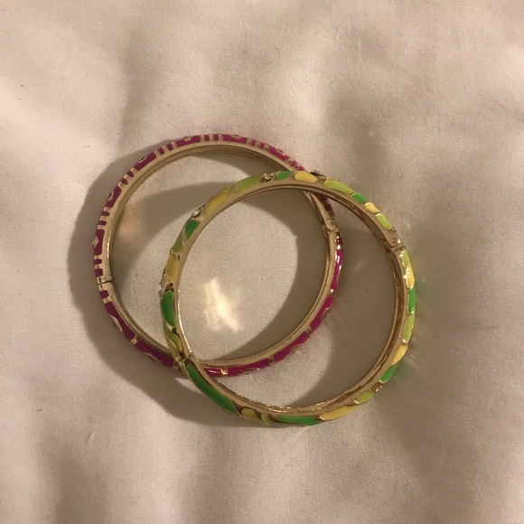 Pink and Green Bracelets - Picture 2 of 2
